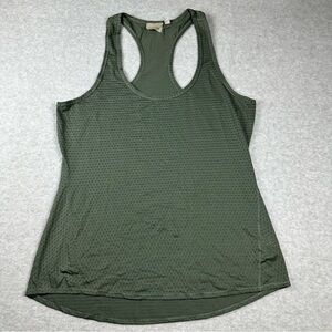 Athleta Olive Green Racerback Tank Top
